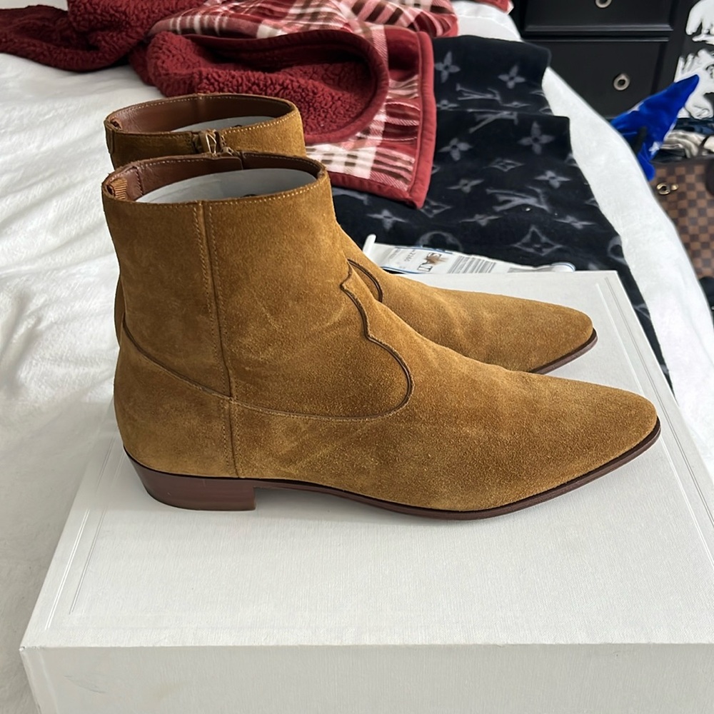 Celine tan boots
